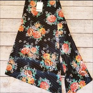Walter Baker Sz 10 Assymetrical Split Floral Skirt